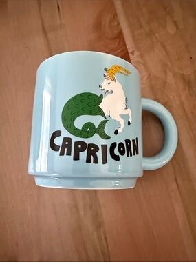 Room Essentials Light Blue Capricorn Zodiac Mug